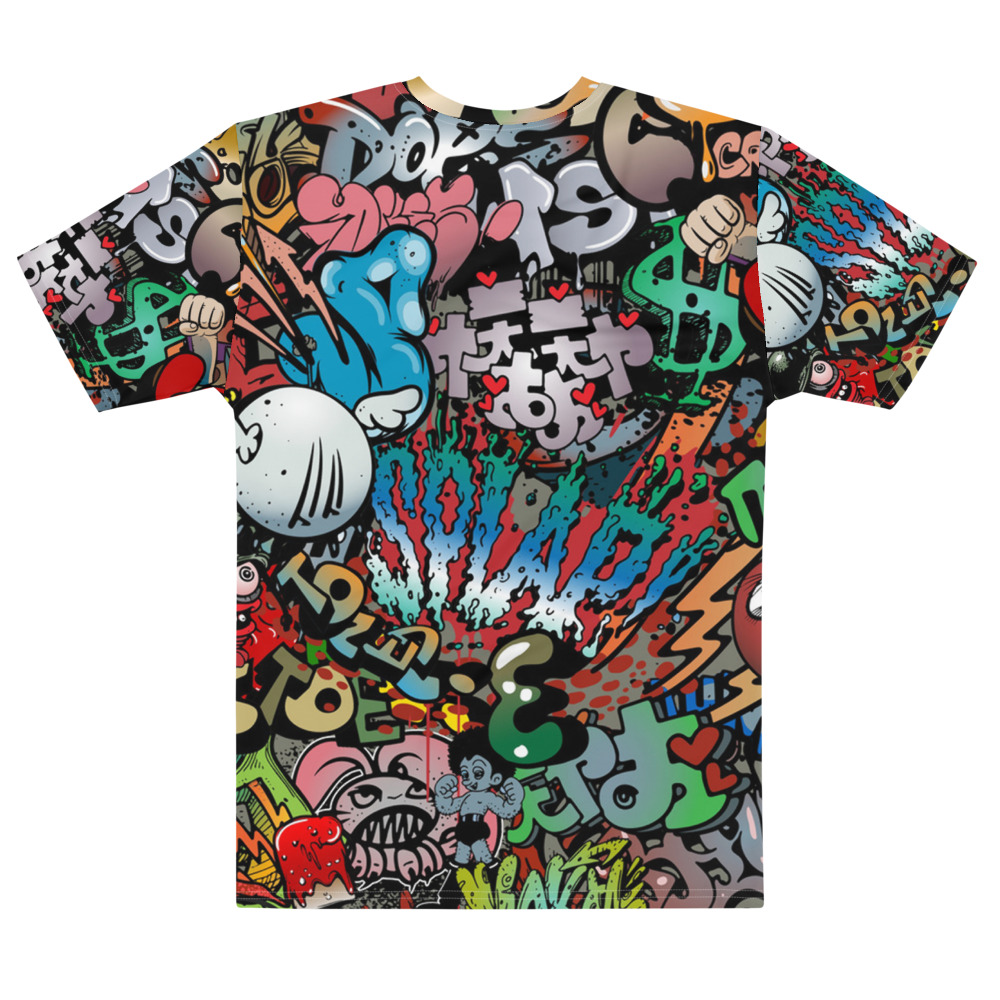 Download 'Graffiti' All Over Print T-shirt | Anarchy Audioworx