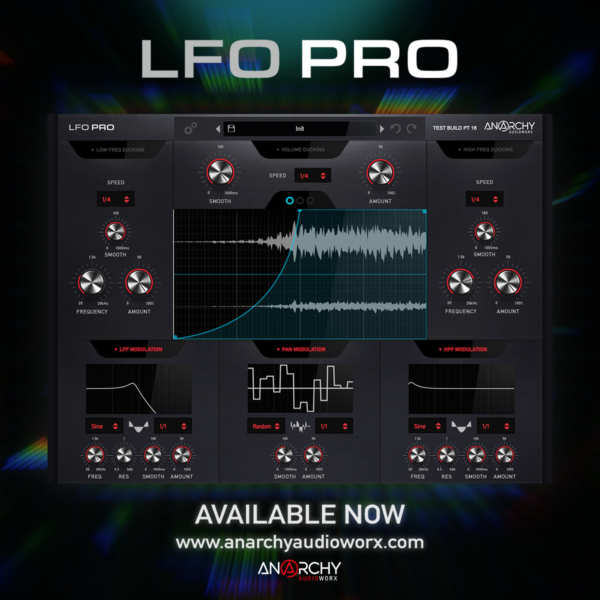 LFO Pro VST Plugin by Anarchy Audioworx Easy Sidechain and Modulation